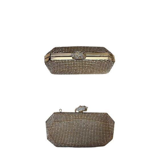 Real Collectibles by Adrienne Rhinestone Clutch with Removable Strap - Picture 5 of 5